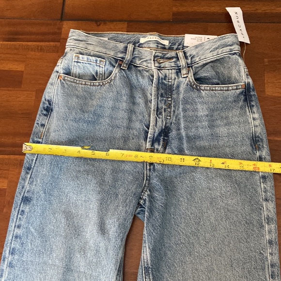 NWT Pacsun ultra high rise slim jeans dip tie size 24 - Picture 12 of 16